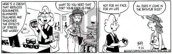 Luann on Wednesday April 26, 1995 Comic Strip