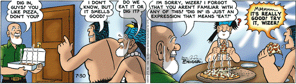 Alley Oop on Monday July 30, 2018 Comic Strip