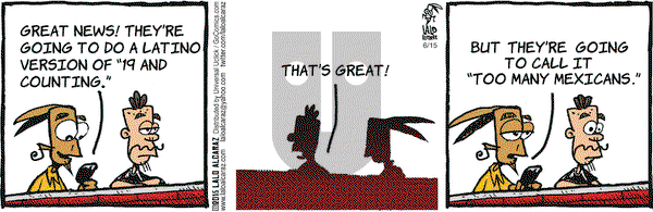 La Cucaracha on Monday June 15, 2015 Comic Strip