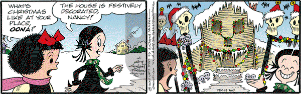 Nancy on Monday December 18, 2017 Comic Strip