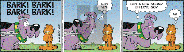Garfield on Wednesday September 19, 2018 Comic Strip
