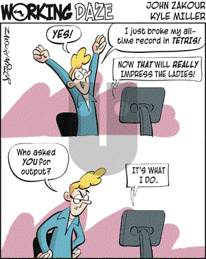 Working Daze on Saturday November 15, 2003 Comic Strip