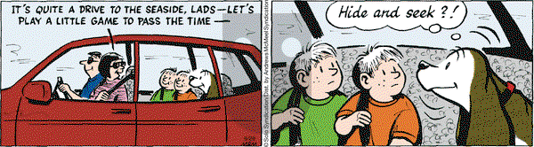 Fred Basset on Monday August 28, 2017 Comic Strip