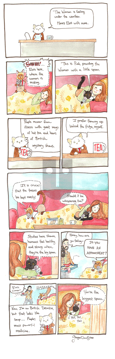 Breaking Cat News on Monday February 9, 2015 Comic Strip