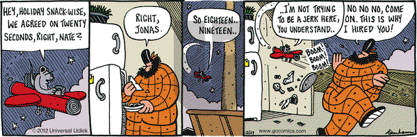 Overboard on Monday December 17, 2012 Comic Strip