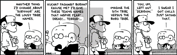 FoxTrot on Friday November 9, 2001 Comic Strip