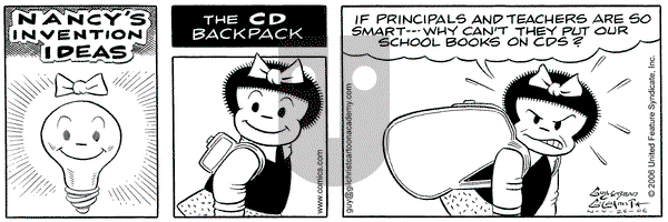 Nancy on Saturday November 25, 2006 Comic Strip