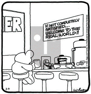 Ziggy on Friday March 9, 1990 Comic Strip
