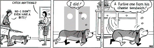Fred Basset on Saturday May 5, 2007 Comic Strip