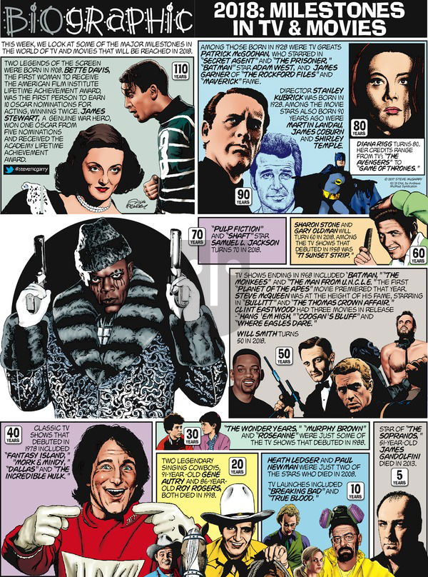 Biographic on Sunday December 31, 2017 Comic Strip