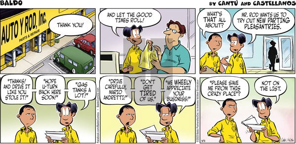 Baldo - Sunday September 17, 2023 Comic Strip