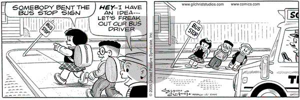 Nancy on Tuesday March 15, 2005 Comic Strip