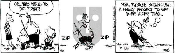 The Buckets on Thursday July 23, 1998 Comic Strip