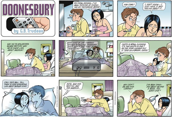 Doonesbury on Sunday December 15, 2002 Comic Strip