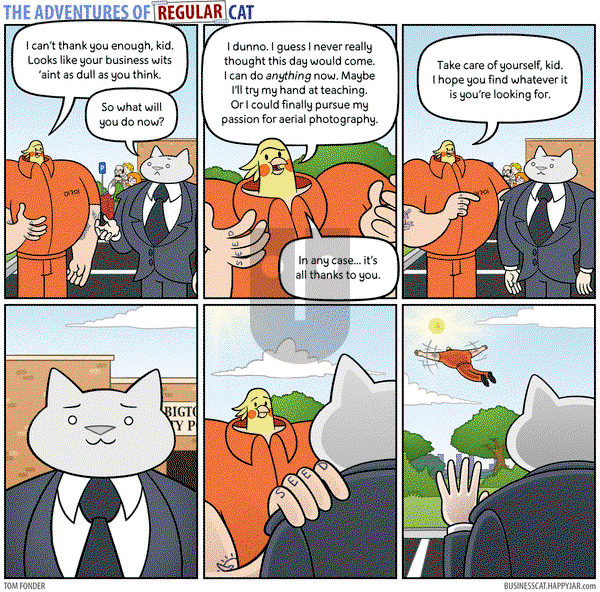 The Adventures of Business Cat on Monday June 4, 2018 Comic Strip