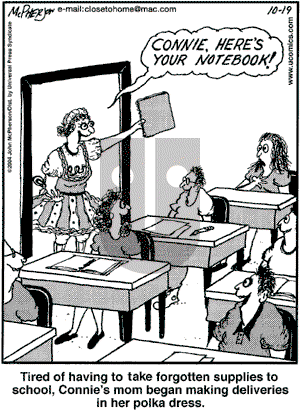 Close to Home - Tuesday October 19, 2004 Comic Strip