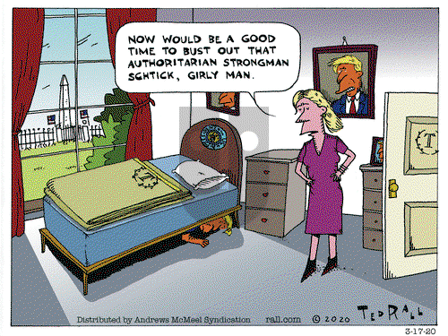 Ted Rall on Tuesday March 17, 2020 Comic Strip