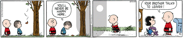 Peanuts - Tuesday October 2, 2007 Comic Strip