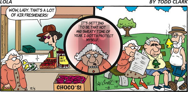 Lola on Sunday August 5, 2012 Comic Strip