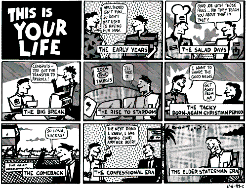Ted Rall on Saturday November 8, 1997 Comic Strip