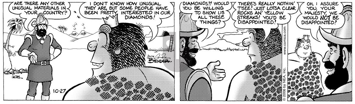 Alley Oop - Friday October 27, 2006 Comic Strip