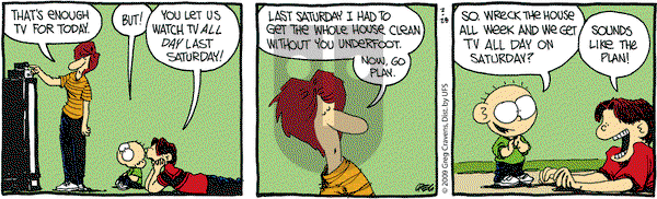 The Buckets on Saturday February 28, 2009 Comic Strip