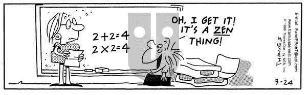 Frank and Ernest on Monday February 1, 1999 Comic Strip