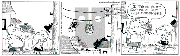 Soup to Nutz - Old on Monday March 22, 2004 Comic Strip