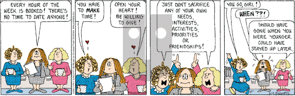 Cathy Classics - Wednesday March 19, 2003 Comic Strip
