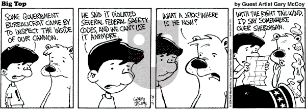 Big Top on Thursday March 16, 2006 Comic Strip