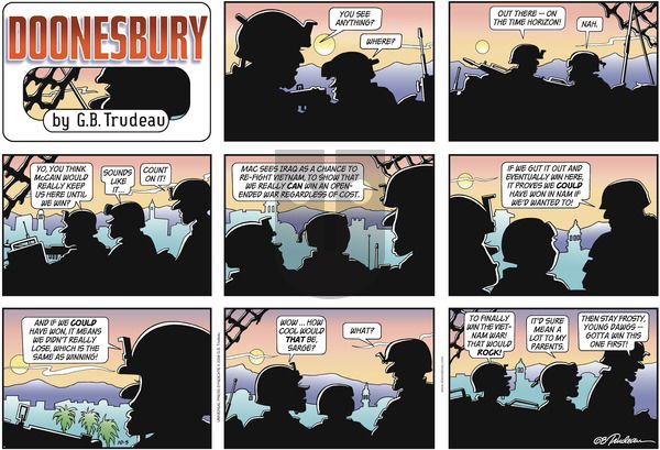 Doonesbury on Sunday October 5, 2008 Comic Strip