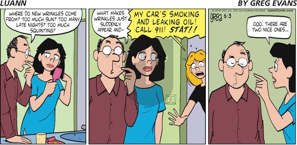 Luann on Sunday June 3, 2018 Comic Strip