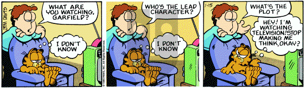 Garfield on Tuesday January 15, 1985 Comic Strip