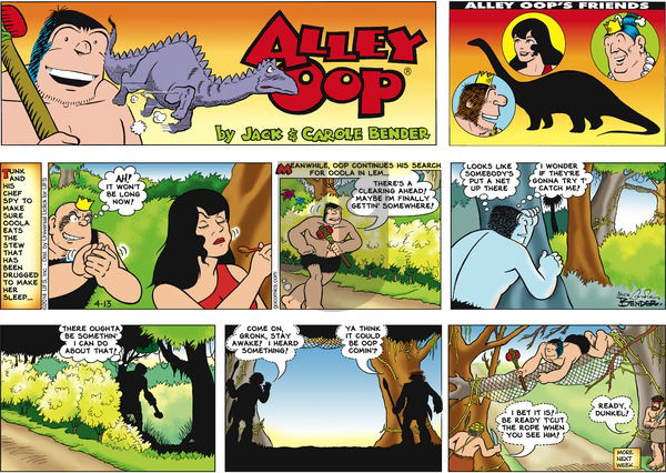 Alley Oop on Sunday April 13, 2014 Comic Strip