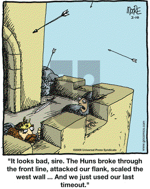 In the Bleachers on Wednesday February 18, 2009 Comic Strip