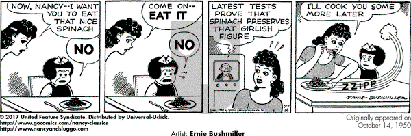 Nancy Classics on Saturday October 14, 2017 Comic Strip