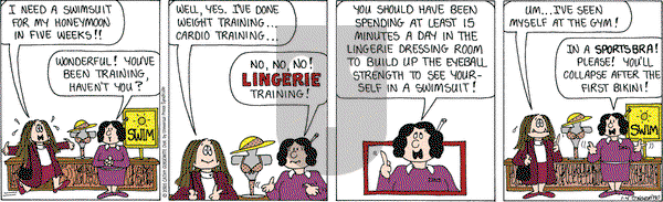 Cathy Classics on Tuesday January 4, 2005 Comic Strip
