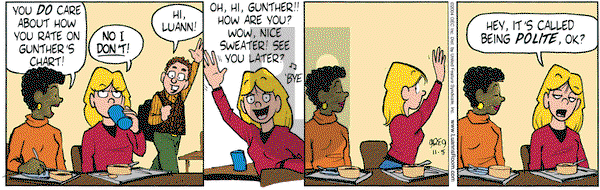 Luann on Thursday December 2, 2004 Comic Strip