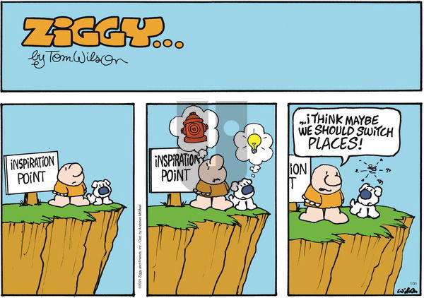 Ziggy on Sunday January 31, 2021 Comic Strip