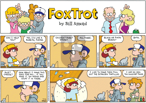 FoxTrot on Sunday July 26, 2009 Comic Strip