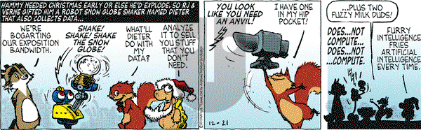 Over the Hedge on Friday December 21, 2018 Comic Strip