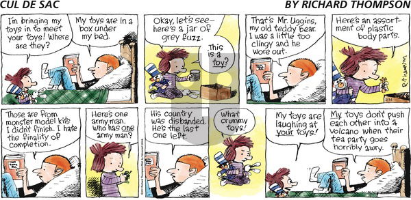 Cul de Sac on Sunday February 14, 2016 Comic Strip