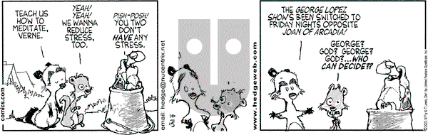 Over the Hedge on Wednesday October 15, 2003 Comic Strip