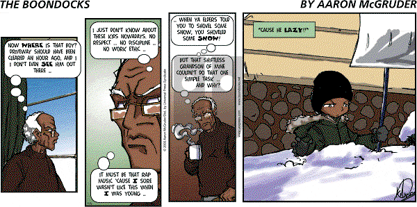 The Boondocks - Sunday January 5, 2003 Comic Strip