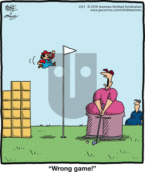 In the Bleachers on Wednesday February 21, 2018 Comic Strip