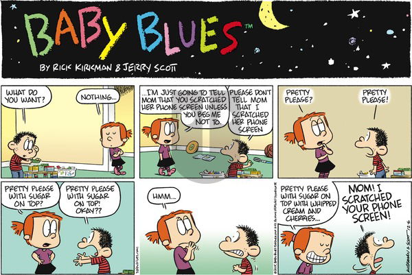 Baby Blues on Sunday December 6, 2015 Comic Strip