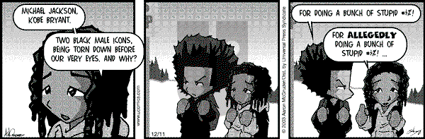 The Boondocks on Thursday July 14, 2011 Comic Strip