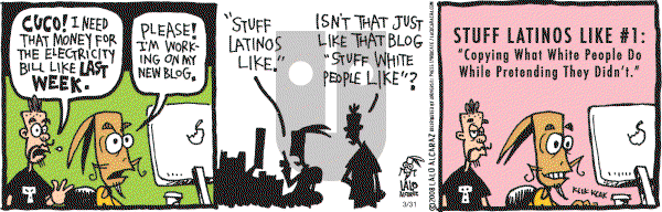 La Cucaracha on Monday March 31, 2008 Comic Strip