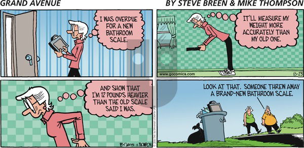 Grand Avenue on Sunday August 23, 2015 Comic Strip