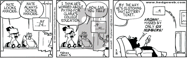 Over the Hedge on Tuesday September 8, 1998 Comic Strip